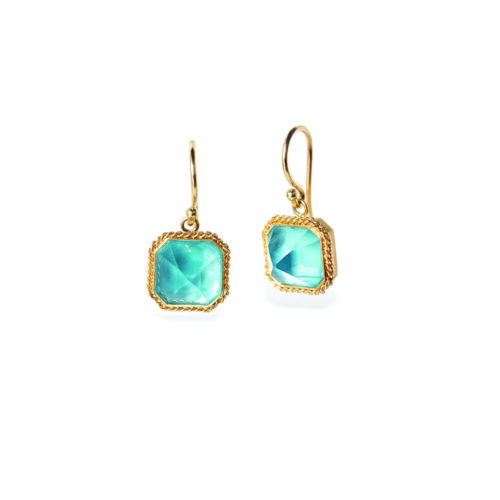 London blue topaz earrings